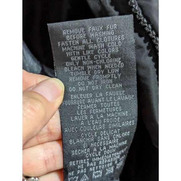 Madden Girl Women's Black Solid Long-Sleeve Polyester Full-Zip Puffer Coat Size - Picture 8 of 9